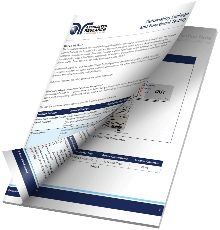 Automating Leakage and Functional Testing mockup