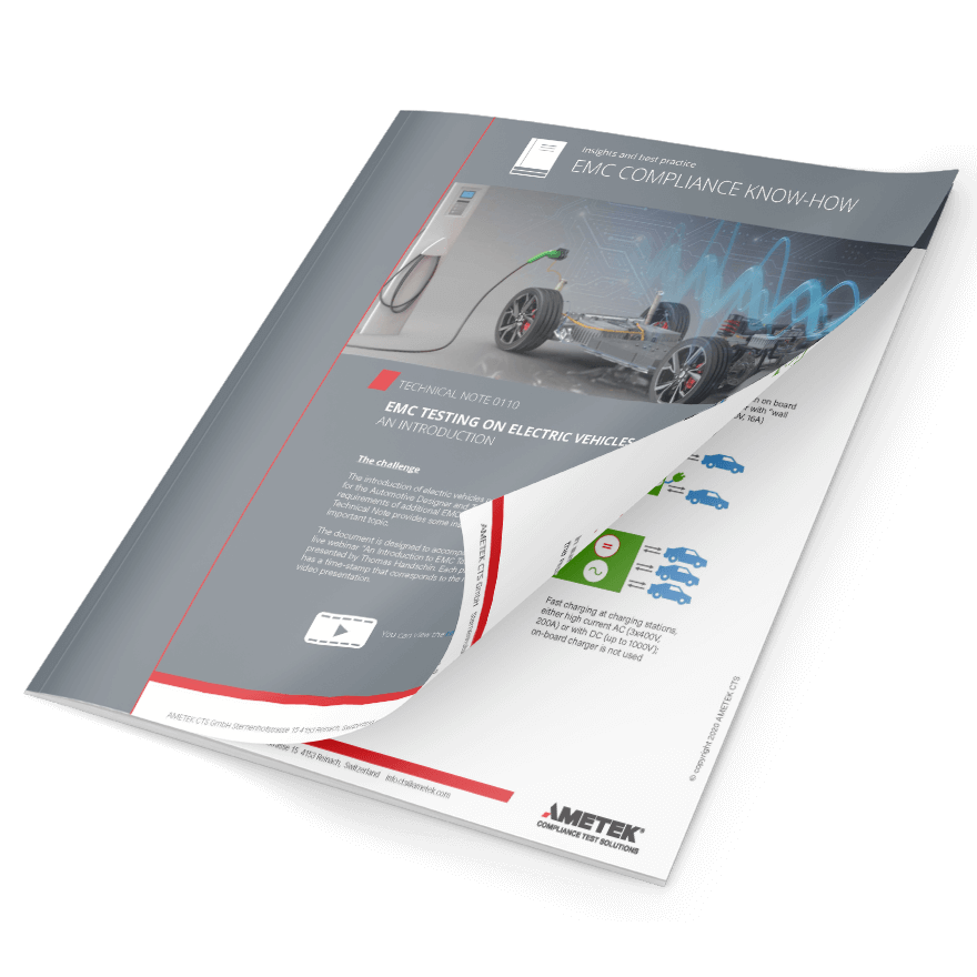 EMC Testing on Electric Vehicles - An Introduction Mockup