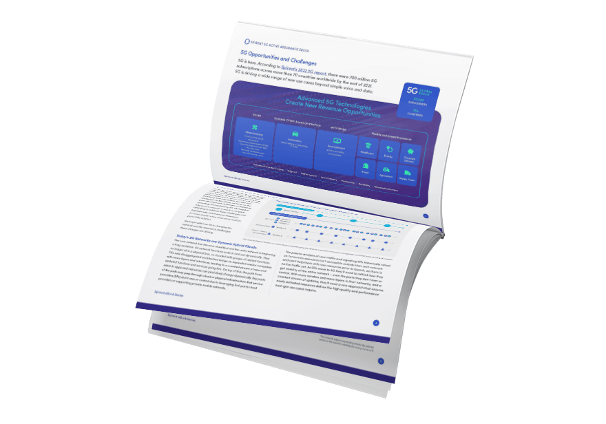 5G Active Assurance: Embracing a New Perspective eBook Mockup