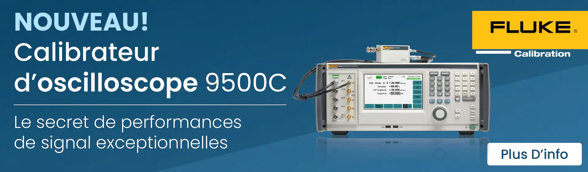 Fluke 9500C High-Performance Oscilloscope Calibrator