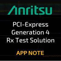 Anritsu - PCI-Express Generation 4 Rx Test Solution