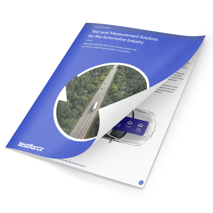 Test and Measurement Solutions for the Automotive Industry Mockup